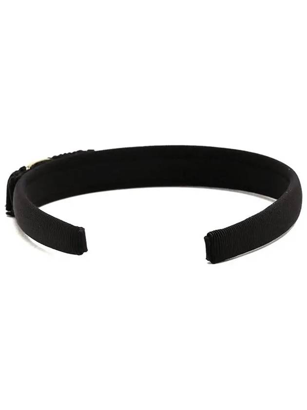 Vara Bow Hairband Black - SALVATORE FERRAGAMO - BALAAN 4