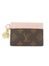 LV Charm Monogram Card Wallet Pink Brown - LOUIS VUITTON - BALAAN 1