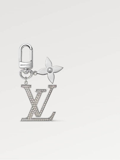 LV Signature Pearl Ring Bag Charm Silver - LOUIS VUITTON - BALAAN 2