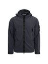 Wappen Patch Skin Touch Nylon TC Hooded Jacket Charcoal - STONE ISLAND - BALAAN 1