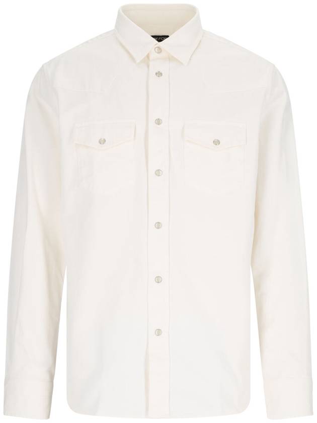 Tom Ford Shirts White - TOM FORD - BALAAN 1