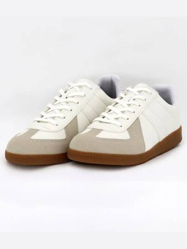 SPACJM Men's Artificial Leather German Army Sneakers Beige - SUPENER - BALAAN 4