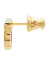 Gancini Crystal Small Earrings Gold - SALVATORE FERRAGAMO - BALAAN 4