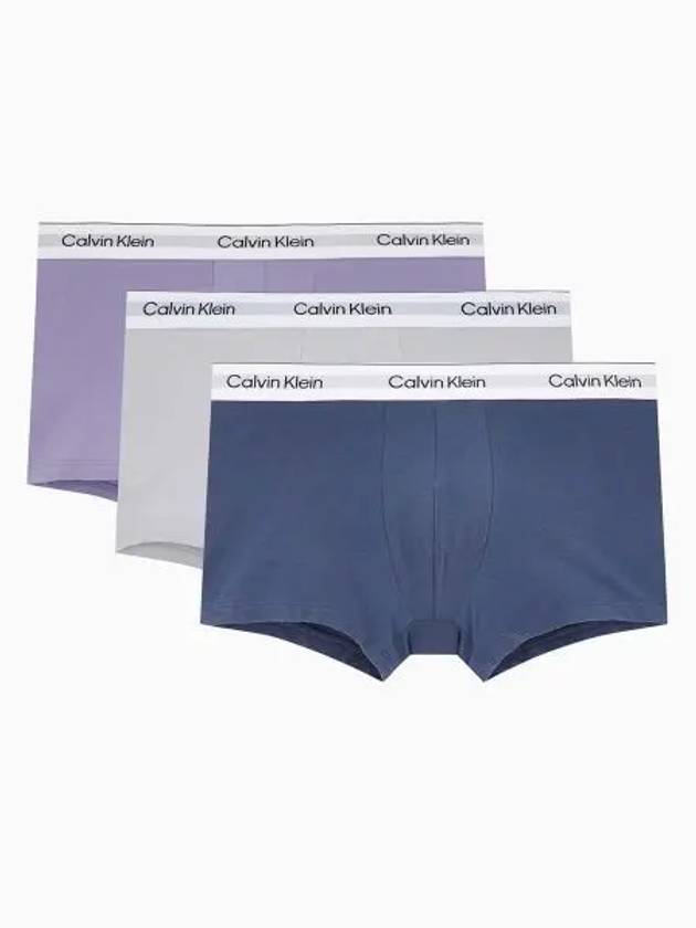 Icon Cotton Stretch Trunk Briefs 3-Pack - CALVIN KLEIN - BALAAN 2