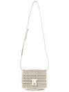 Le Papa Small Calfskin Shoulder Bag White - ALAIA - BALAAN 8