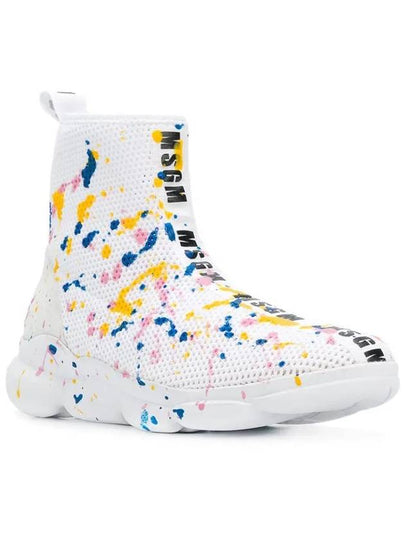 11th Anniversary Paint Spot Socks Sneakers 2442MDS15 001 - MSGM - BALAAN 2