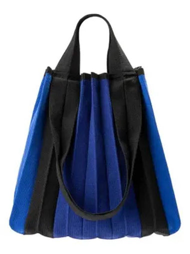 Two Way Shopper Tote Bag Deep Blue - PLEATSMAMA - BALAAN 1