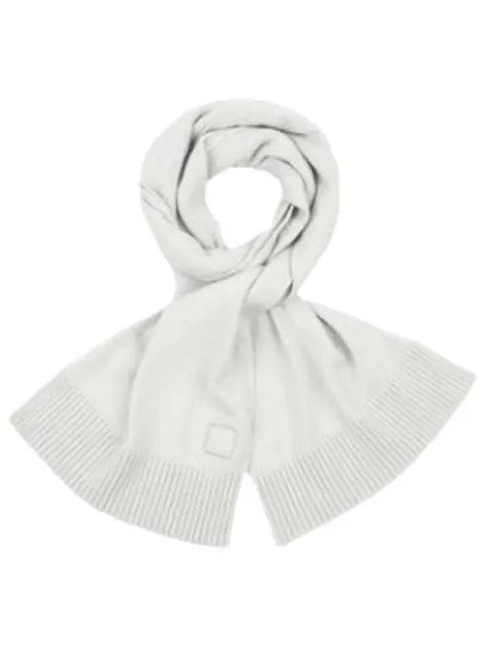 Boss logo patch ribbed muffler scarf - HUGO BOSS - BALAAN 1