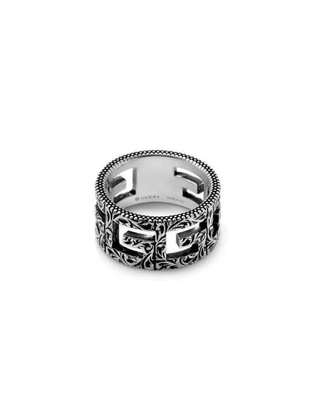 Square G Ring YBC551918001 Silver - GUCCI - BALAAN 4