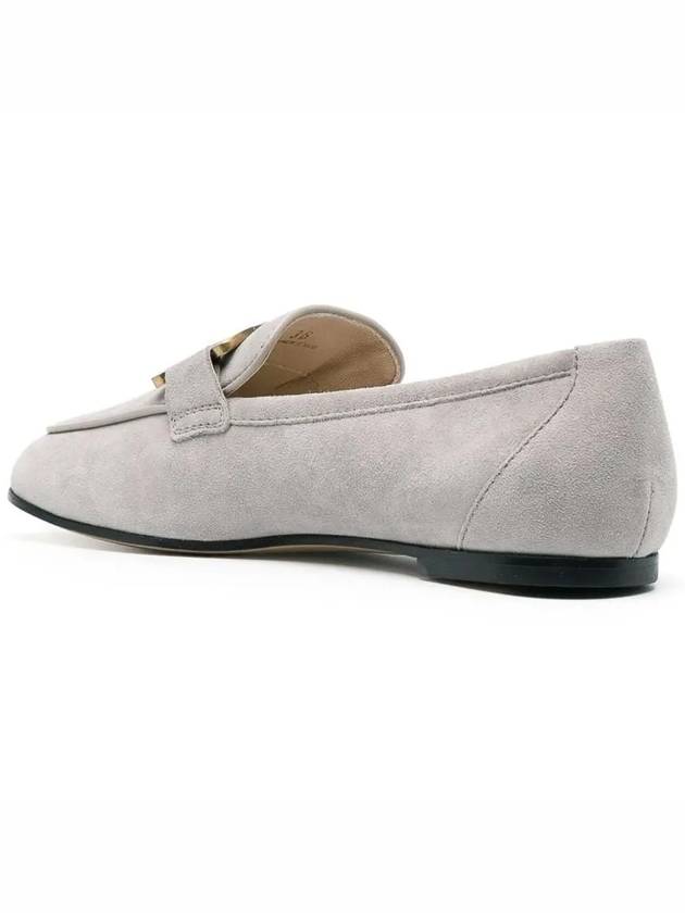 Women's Kate Suede Loafers Grey - TOD'S - BALAAN 4