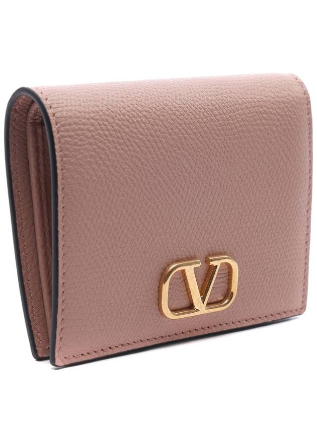 Women's V Logo Half Wallet 4W0P0R39 SNP GF9 24S - VALENTINO - BALAAN 3