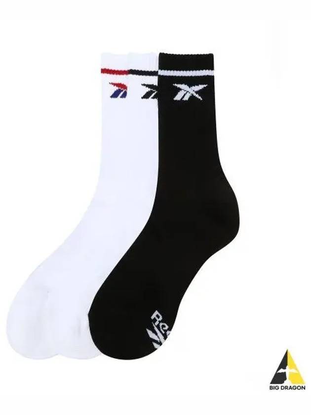 Vector Long Socks 3 Pack White Black - REEBOK - BALAAN 1