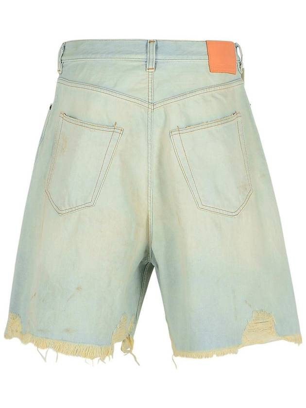 Acne Studios Light Blue Cotton Bermuda Shorts - ACNE STUDIOS - BALAAN 3