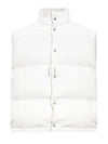 Button Padded Cotton Vest White - BOTTEGA VENETA - BALAAN 2