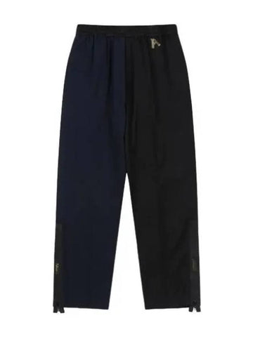 Aries two tone tailored slacker pants black navy - ARIES - BALAAN 1