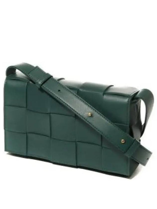 Intrecciato Cassette Cross Bag Green - BOTTEGA VENETA - BALAAN 2