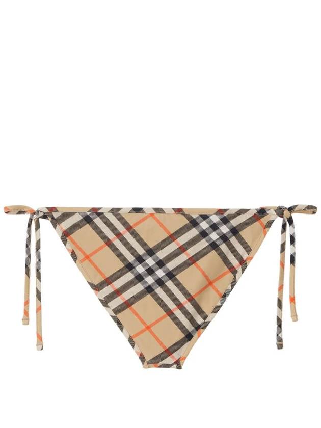 Check Pattern Bikini Briefs Beige - BURBERRY - BALAAN 3