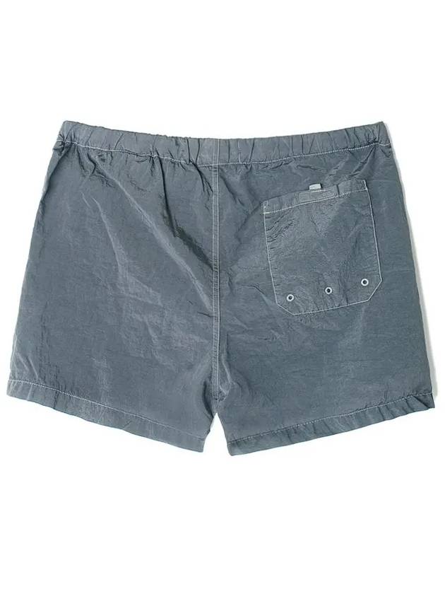 Patch Logo Nylon Swim Shorts Grey - STONE ISLAND - BALAAN 3