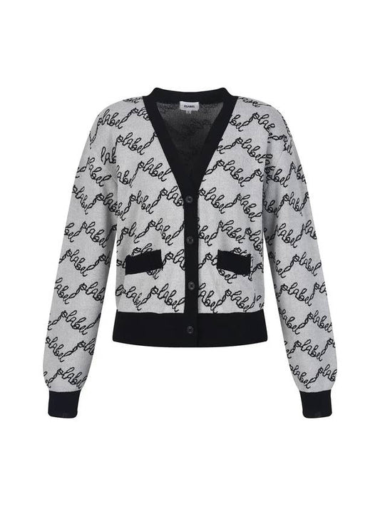 Cursive Logo Cardigan MK3AD300 - P_LABEL - BALAAN 2