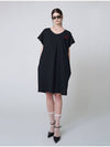 AW41OP01 Cozy belted dress_black - ATHPLATFORM - BALAAN 7