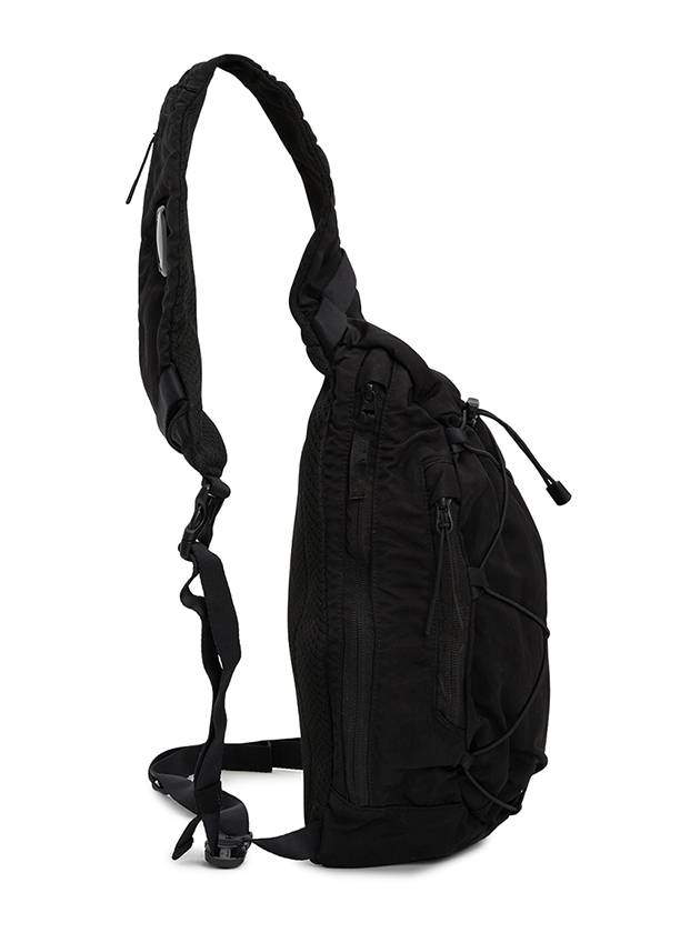 Kids Nylon B Cross Bag Black - CP COMPANY - BALAAN 3