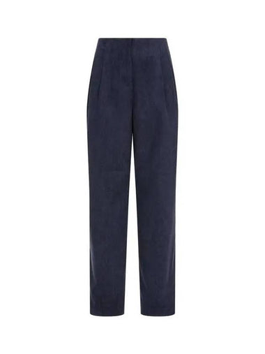 Women s Easy Corduroy Bandless Pants Navy - ARMANI EXCHANGE - BALAAN 1