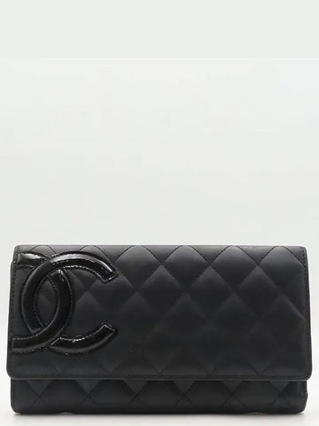 black long wallet - CHANEL - BALAAN 1