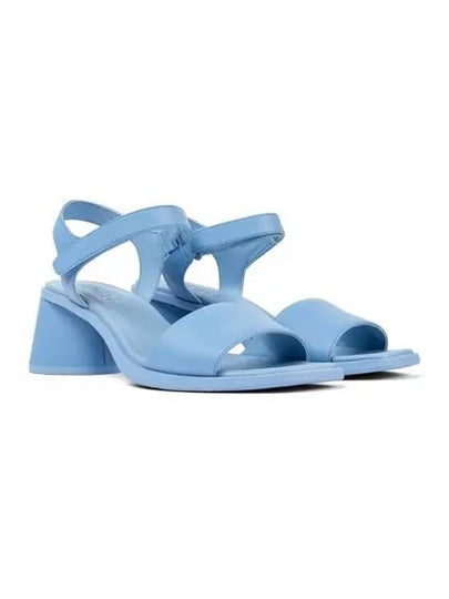 Kiara Leather Sandal Heels Blue - CAMPER - BALAAN 2