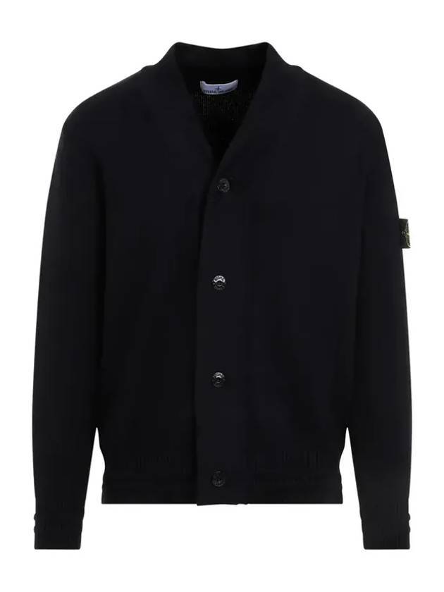 Winter Loose Fit Cardigan Navy - STONE ISLAND - BALAAN 1