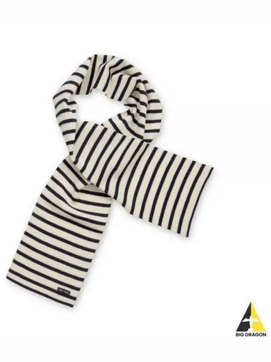 Rayee Scarf EcruMarine 1409 50 - SAINT JAMES - BALAAN 1