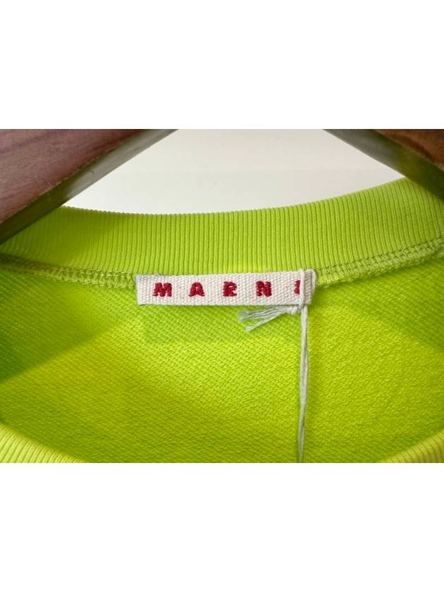 Kids Sweatshirt M01223 M00NF 0M220 Lime 14A - MARNI - BALAAN 5