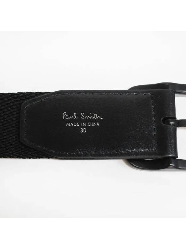 Men's Zebra Leather Belt Black - PAUL SMITH - BALAAN 6