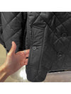 New Frankby Diamond Quilted Jacket Black - BURBERRY - BALAAN 5