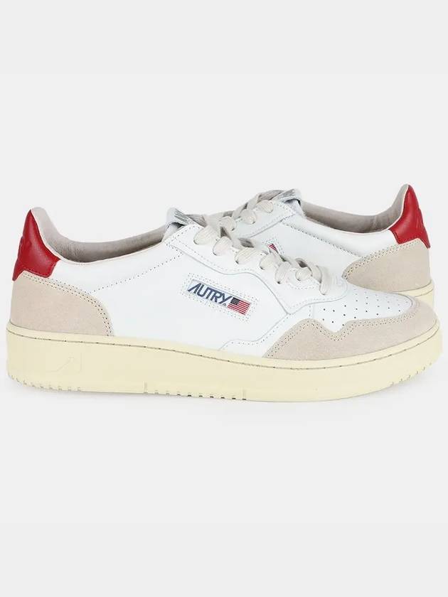 Medalist Low Top Sneakers Red White - AUTRY - BALAAN 2