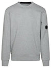 Diagonal Raised Fleece Sweatshirt Grey - CP COMPANY - BALAAN 2