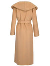 Studio Belted Virgin Wool Trench Coat Brown - MAX MARA - BALAAN 6