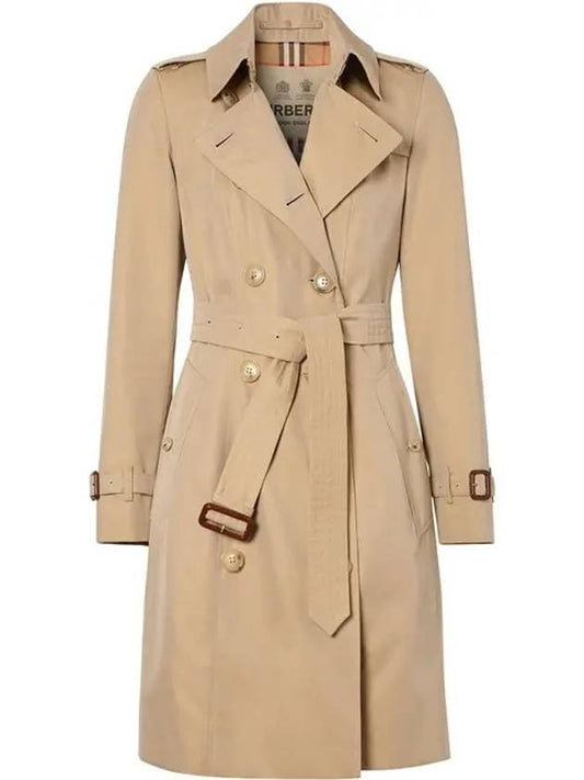 The Mid Length Chelsea Heritage Trench Coat Honey - BURBERRY - BALAAN 2