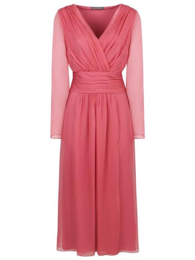 midi dress 04540114 A0189 PINK - ALBERTA FERRETTI - BALAAN 1