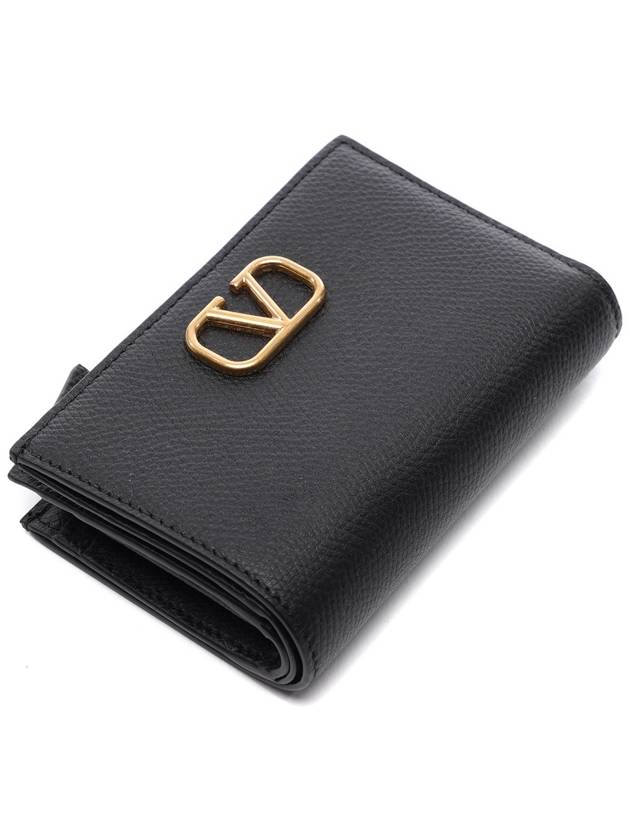 Women s V Logo Folding Card Wallet 5W2P0Z79 SNP 0NO 24F - VALENTINO - BALAAN 5