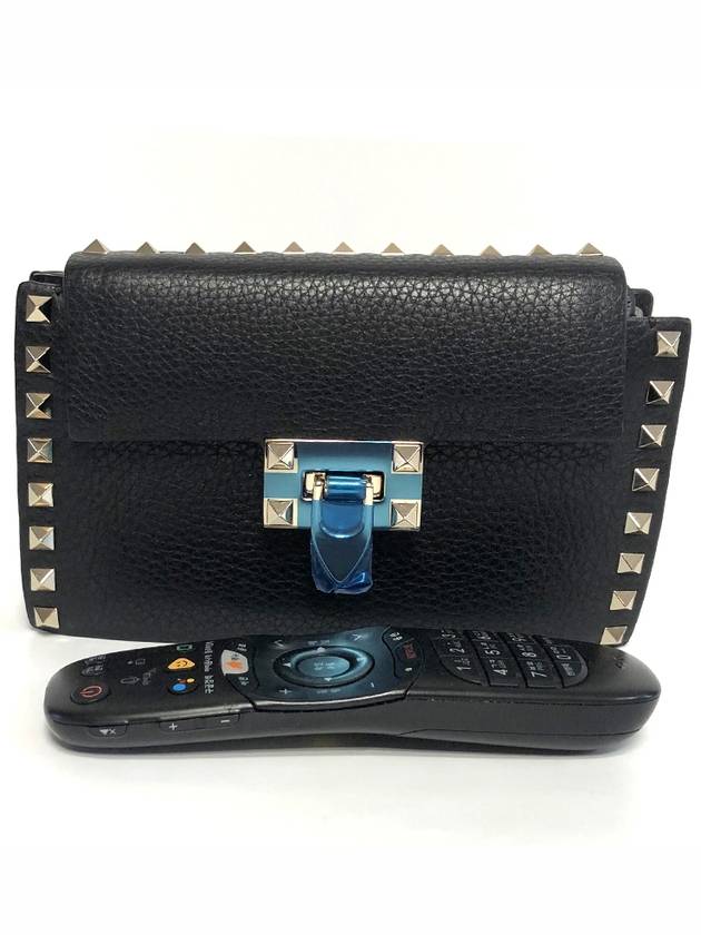 Rockstud Mini Cross Bag Black - VALENTINO - BALAAN 8