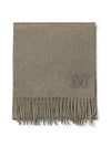 Women's Wsdalia Fringe Cashmere Muffler Hazelnut Brown - MAX MARA - BALAAN 5