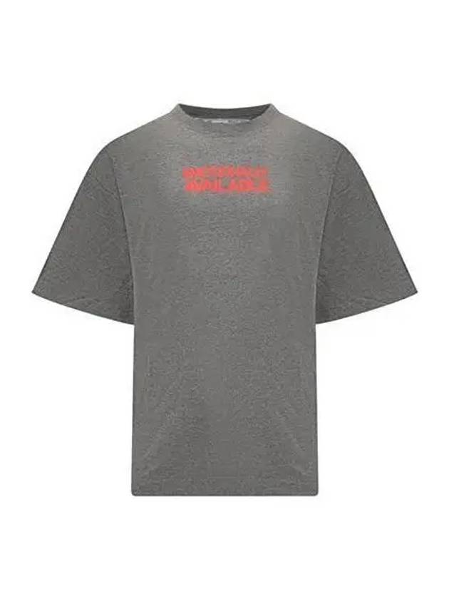 OFF white Emotion short sleeve t shirt melange gray OMAA120F22 JER006 - OFF WHITE - BALAAN 1