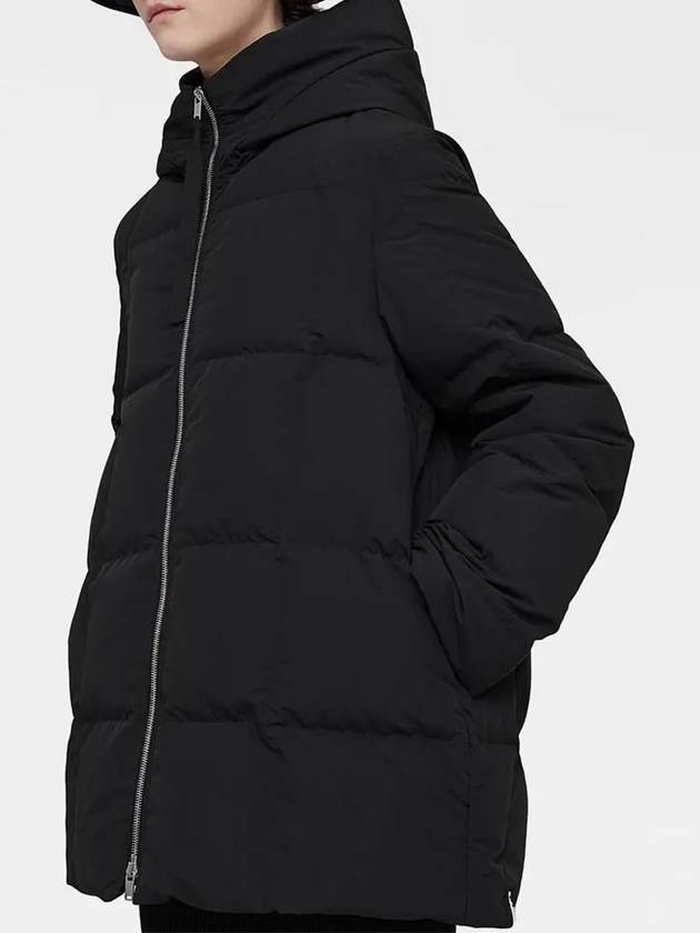 Zipper Quilted Hood Down Padding Black - JIL SANDER - BALAAN 6