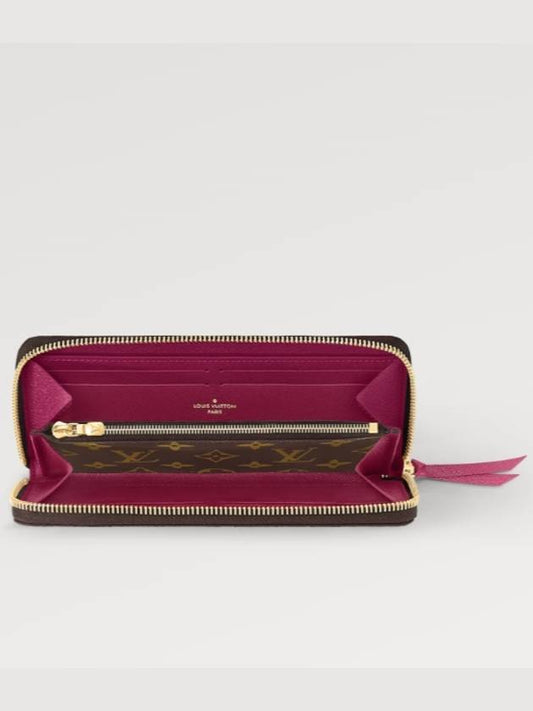 Clemence Wallet Monogram Fuchsia M60742 Long - LOUIS VUITTON - BALAAN 2