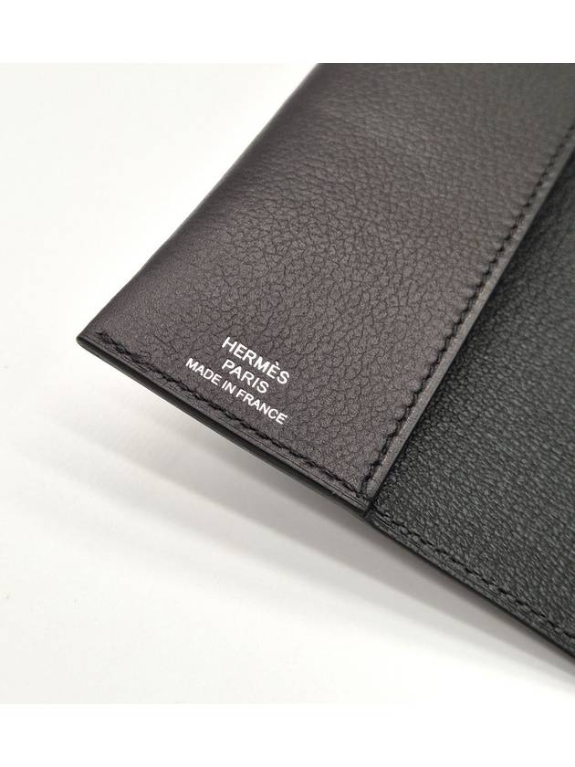 R.M.S Passport Holder Evergrain & Palladium Noir - HERMES - BALAAN 7