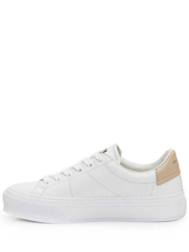 G4 Logo Leather Low Top Sneakers White - GIVENCHY - BALAAN 5