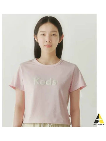 Logo Crop T Shirt KD2RSG2102FLPK - KEDS - BALAAN 1