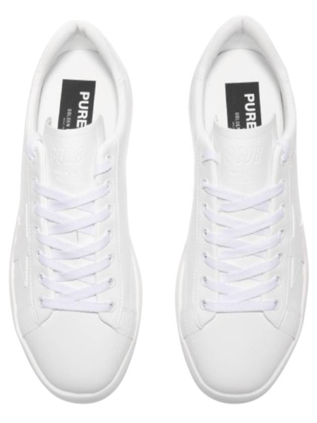 Purestar Lace-Up Low-Top Sneakers White - GOLDEN GOOSE - BALAAN 4