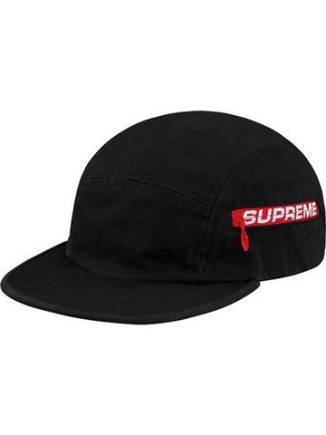 Side Zip Camp Cap Black - SUPREME - BALAAN 1