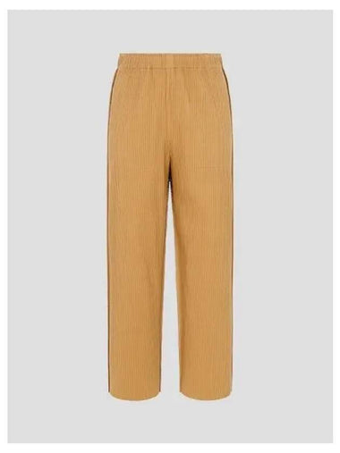 Fine knit pleated color 1 pants cinnamon domestic product GM0024070368038 - ISSEY MIYAKE - BALAAN 1